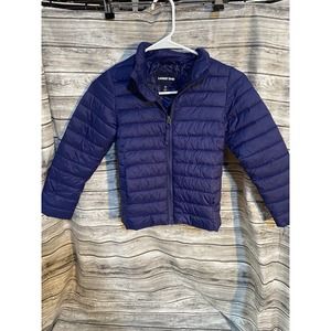 lands end puffer jacket Child Size M 5/6 Blue